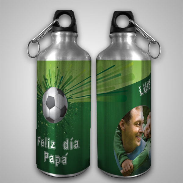 Botella de Aluminio Metálica