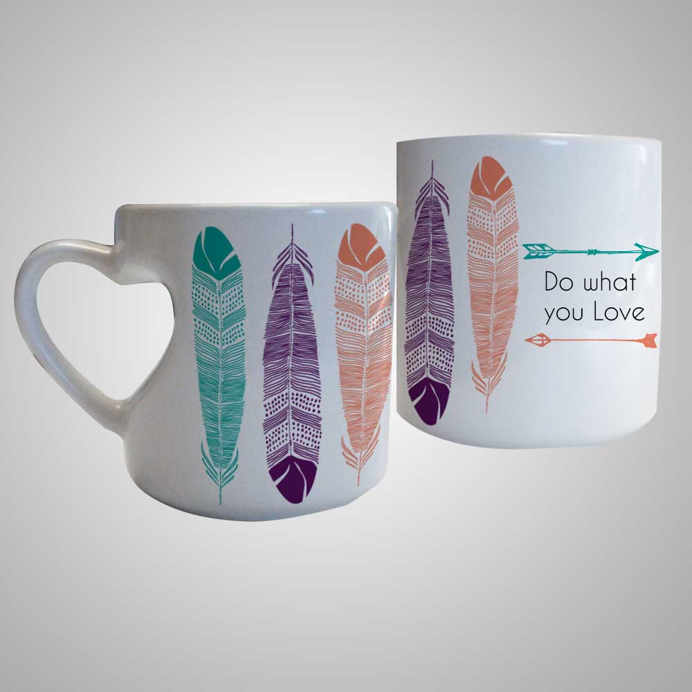 Taza con Asa de Corazón