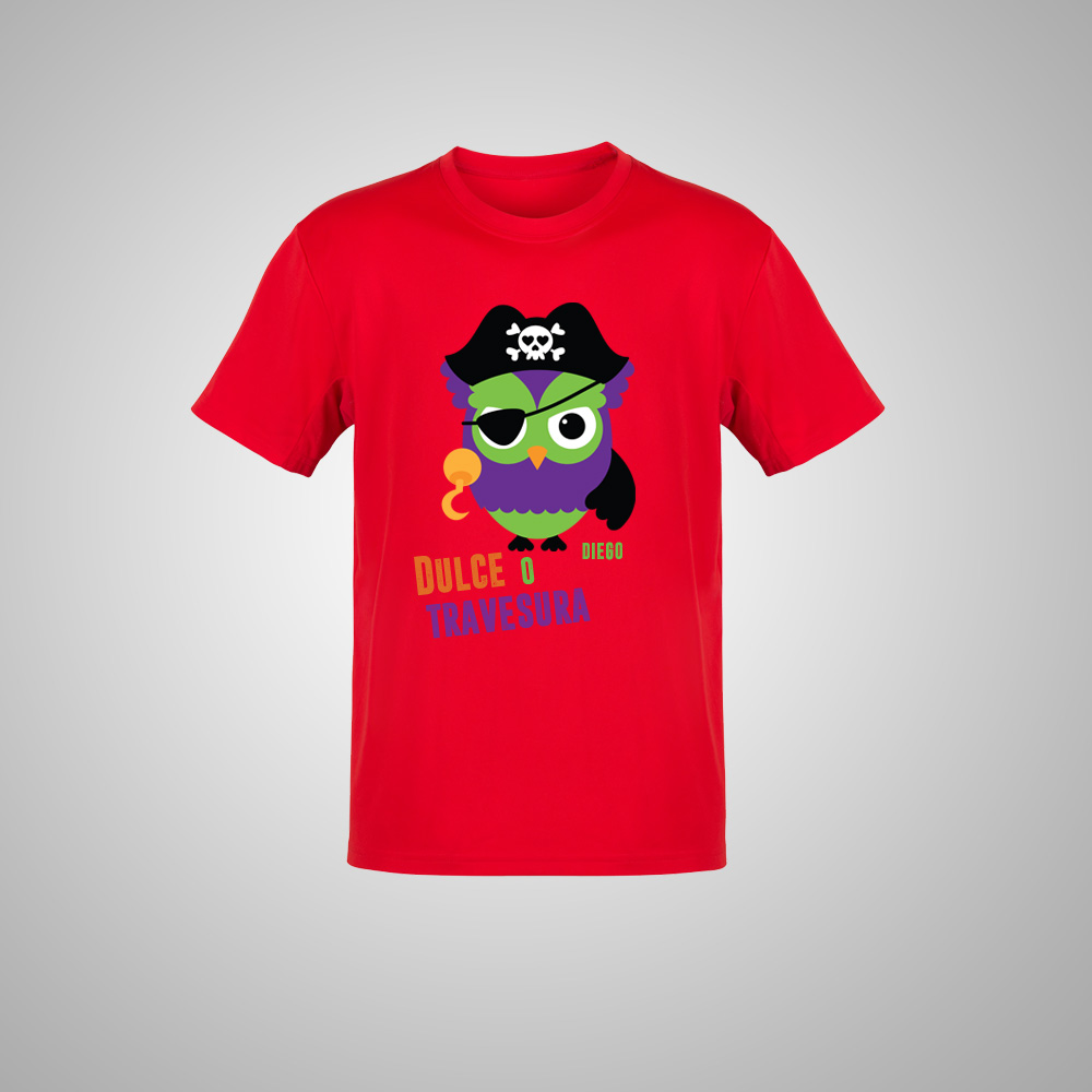 Camiseta Algodón para Estampado para Niño@